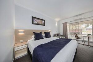 stunning view of modern motel room Canberra